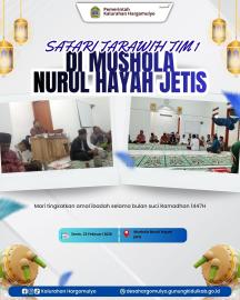 SAFARI TARAWIH TIM 1, PUTARAN PERTAMA DI MUSHOLA NURUL HAYAH JETIS